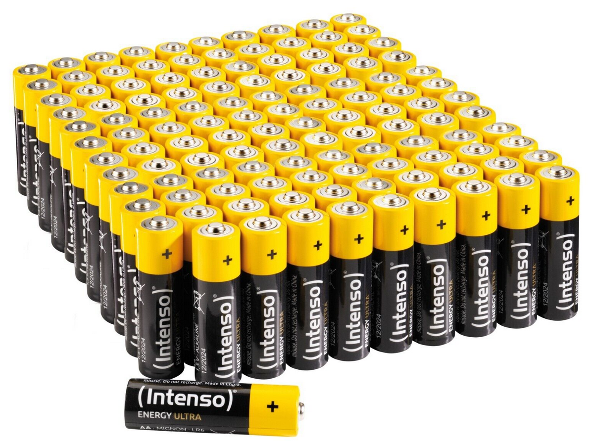 120er Pack Intenso Energy Ultra AA Batterien für 19,99€ (statt 33€)