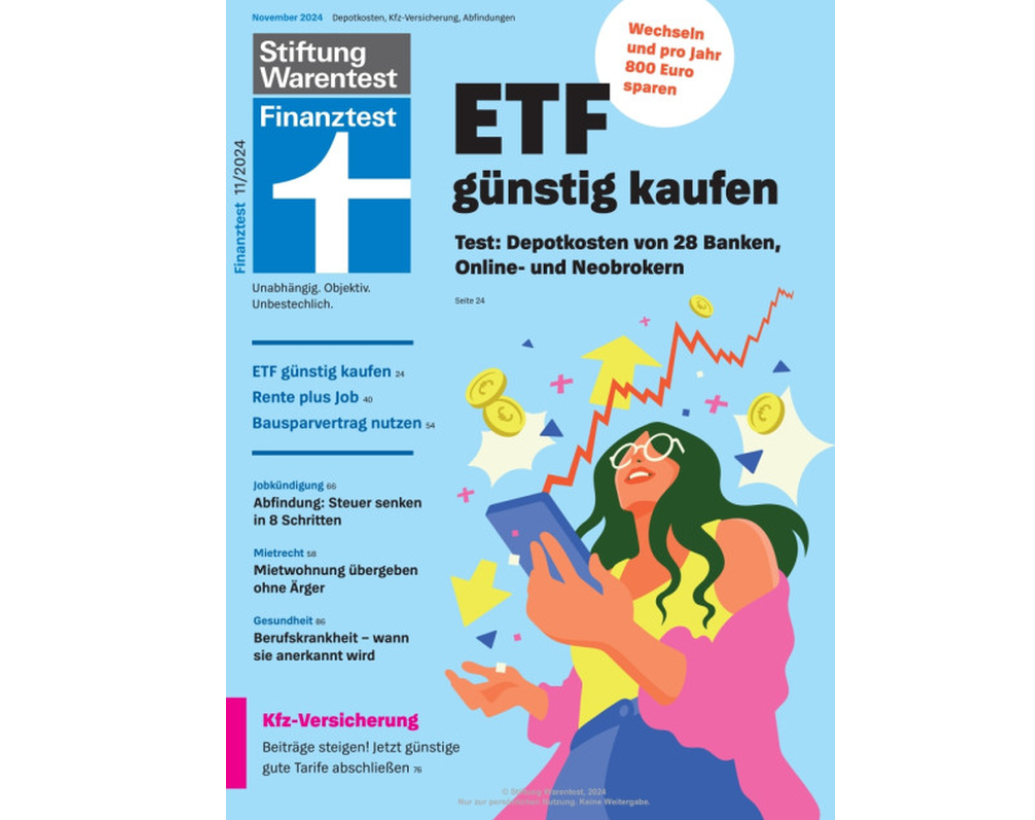 3 Ausgaben Finanztest komplett GRATIS – auch test-Magazin