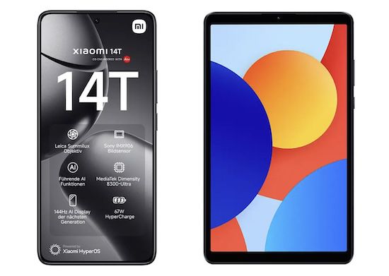 BÄM 🤯 Xiaomi 14T + Redmi Tablet für 149€ + Telekom Allnet 8GB für 9,99€ mtl.