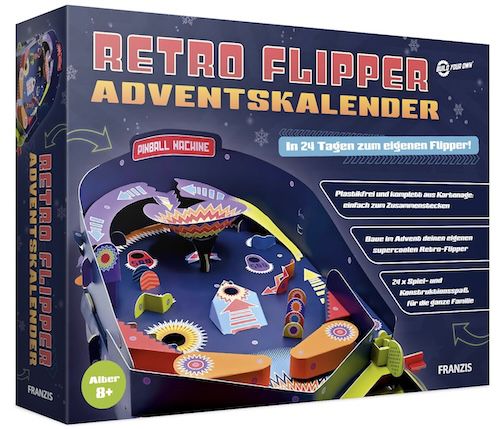 FRANZIS 67210   Retro Flipper Adventskalender ab 12,19€ (statt 25€)