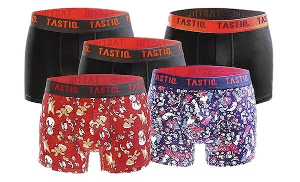 15x TASTIQ Herren Boxershorts in Geschenkbox mit Weihnachts Print für 29,97€ (statt 51€)