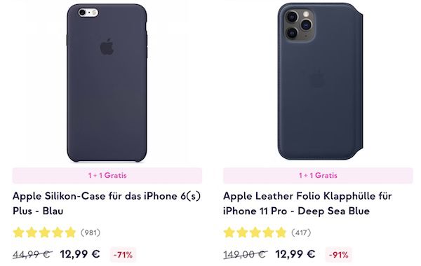 📱 2 für 1 Apple Handy  und Tablethüllen (auch Echtleder)