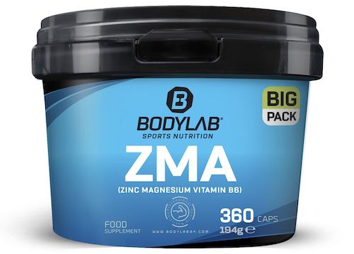 💊 360er Pack Bodylab ZMA   Zink Magnesium Vitamin B6 Kapseln für 12,89€ (statt 28€)