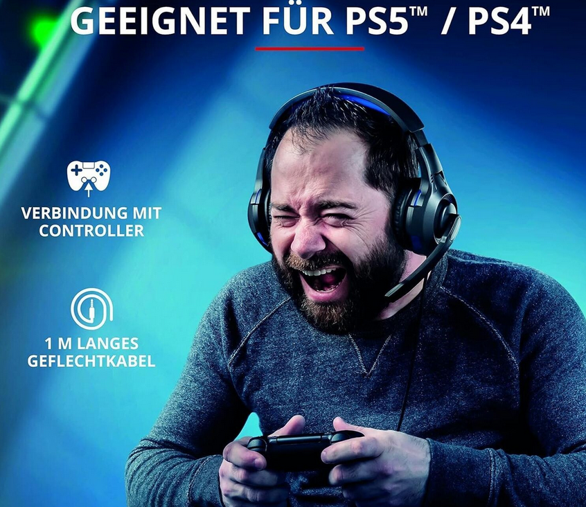 Trust Gaming GXT307B & GXT 404B Kopfhörer für nur 11,11€ (statt 20€)