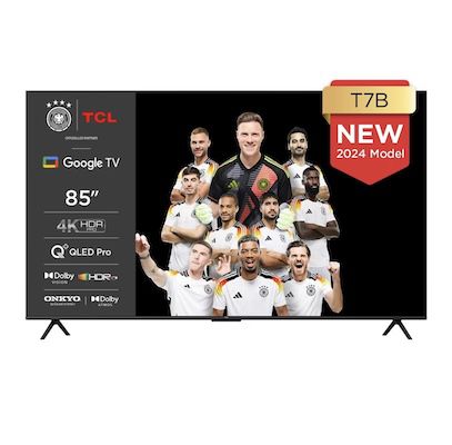 😳 TCL 85T7B – 85 Zoll QLED Pro Fernseher für 999€ (statt 1.189€)