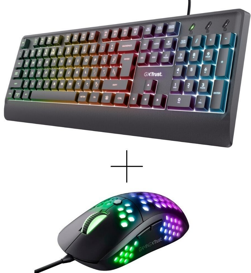 Trust GXT 960 Gaming RGB Tastatur & Maus für 16,90€ (statt 40€)