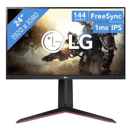 LG UltraGear 24GN65R – 24 Zoll FHD Gaming-Monitor mit 144 Hz für 99€ (statt 124€)