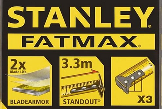 Stanley FatMax Blade Armour 5 m Maßband für 12,33€ (statt 24€)