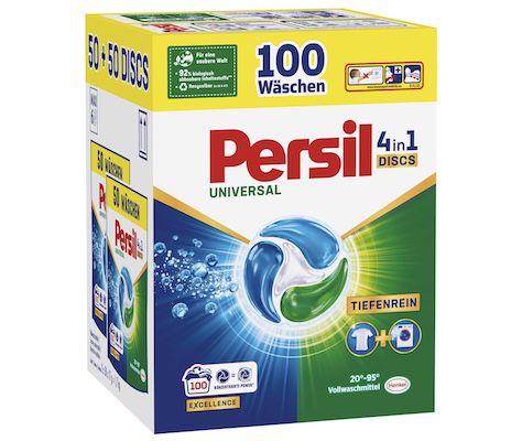 100 WL Persil Universal 4in1 DISCS für 20,72€ (statt 29€)