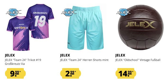 💪🏻 SportSpar: Jelex Mega Fitness Sale + 30% Extra   z.B. Trinkflasche für 4,19€ (statt 9€)