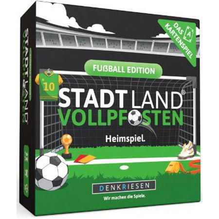 ⚽ Stadt Land Vollpfosten Das Kartenspiel – Fußball Edition für 16,49€ (statt 21€)