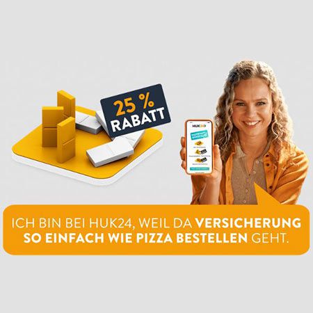 HUK24: -25% auf Privathaftpflicht oder 15€ Amazon Gutschein für Zahnzusatzversicherung