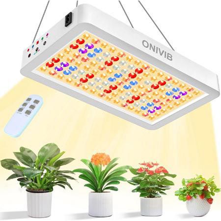 🪴 ONIVIB LED Vollspektrum Grow Lampe, 75W, 240 LEDs für 39,99€ (statt 80€)