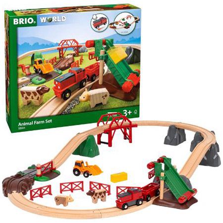 🚂 BRIO 33984 Holzeisenbahn Bauernhof Set für 53,99€ (statt 65€)