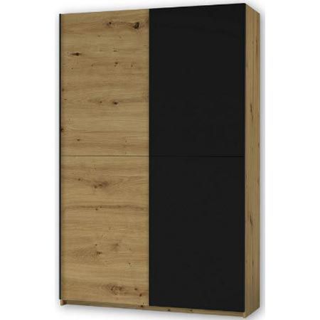 Stella Trading Fast Kleiderschrank in Artisan Eiche Optik, 125x195x38cm für 224,99€ (statt 309€)