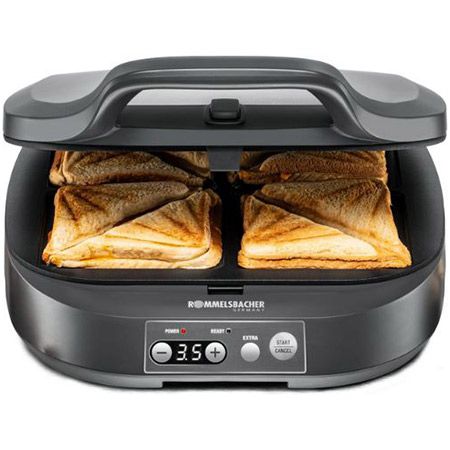 🥪 Rommelsbacher ST 1800 Sandwich Maker für 4 XL-Sandwiches für 53,29€ (statt 68€)