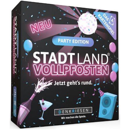 Stadt Land Vollpfosten Party Edition, Kartenspiel für 15,29€ (statt 20€)