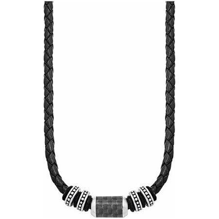 s.Oliver Edelstahl & Leder Halsband für 30,50€ (statt 48€)