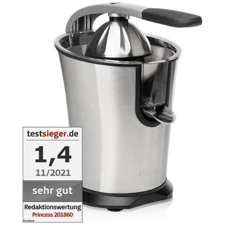 🍊 Princess Master Juicer Pro mit Edelstahl Presskegel für 53,19€ (statt 75€)