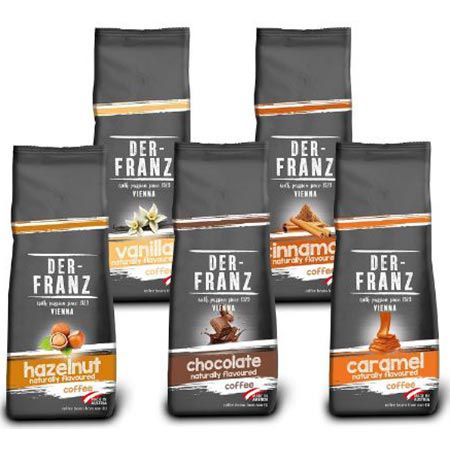 ☕ 5 x 500g Der Franz Kaffee Pack, Ganze Bohne mit 5 Sorten ab 21€ (statt 40€)