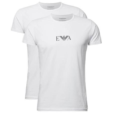 2er Pack Emporio Armani Crew Neck T Shirts für 24,45€ (statt 39€)