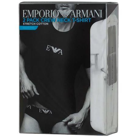 2er Pack Emporio Armani Crew Neck T Shirts für 24,45€ (statt 39€)