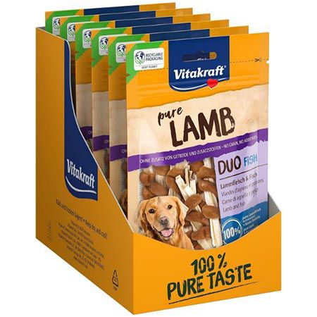 🐶 8er Pack Vitakraft Fleischsnacks Lamb Duo, Hundeleckerli ab 9,35€ (statt 18€)