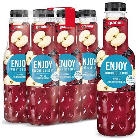 🍹 6er Pack Granini Enjoy Apfel Johannisbeere, je 0,75L ab 6,84€ (statt 10€)