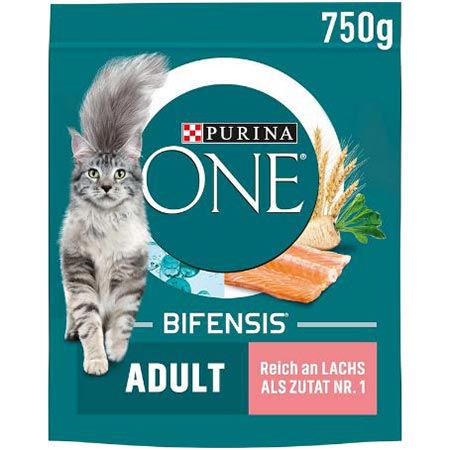 6er Pack Purina One Bifensis Adult Katzenfutter mit Lachs (4,5Kg) ab 18,90€ (statt 24€)