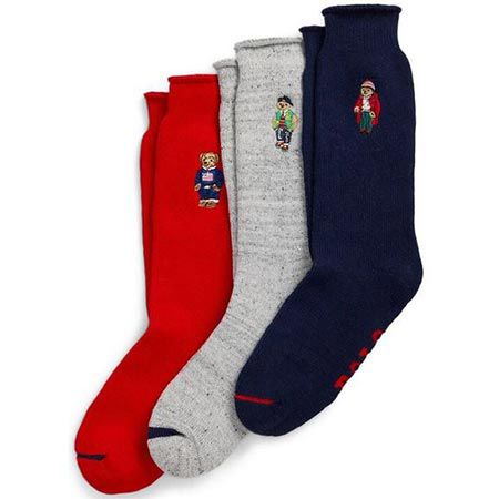 3er Pack Polo Ralph Lauren Polo Bear Socken für 52,91€ (statt 58€)