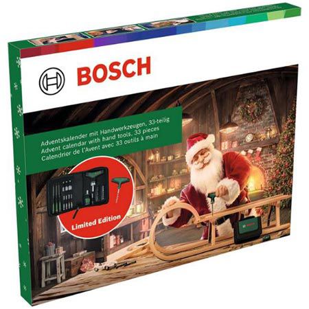 Bosch Handwerkzeug Adventskalender 2024, 33 tlg. für 39,99€ (statt 49€)