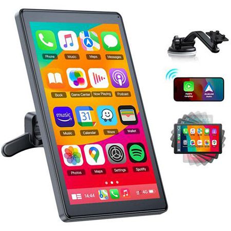 Lamto 7″ Carplay Bildschirm, Kompatibel mit Apple Carplay & Android Auto für 59,99€ (statt 100€)