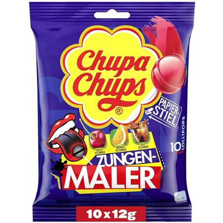 🍭 10er Pack Chupa Chups Zungenmaler Lutscher ab 1,30€ (statt 1,79€)