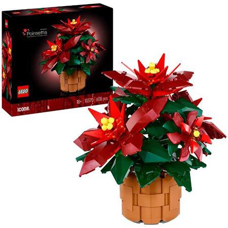 LEGO 10370 Icons Weihnachtsstern Bauset für 34,99€ (statt 50€)