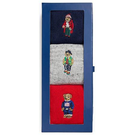 3er Pack Polo Ralph Lauren Polo Bear Socken für 52,91€ (statt 58€)