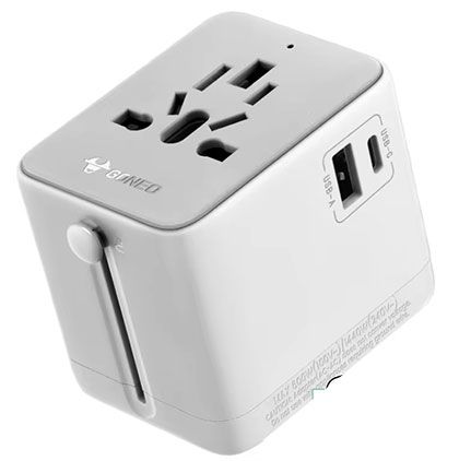 Goneo weltweiter Reiseadapter mit 15W/20W USB/USB C für 10,99€ (statt 15€)