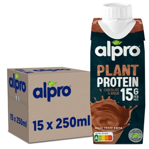 15x 250ml Alpro Proteindrink Schokoladengeschmack Vegan ab 11,68€ (statt 19€)