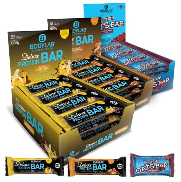 36x 50g Bodylab Deluxe Proteinriegel Bundle + 12x 45g Joe´s Core Bars für 39,99€ (statt 75€)