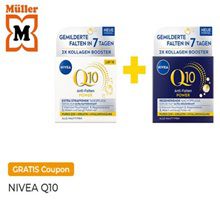 Couponplatz: 1x NIVEA Q10 Tagespflege kaufen, 1x NIVEA Q10 Nachtpflege gratis dazu