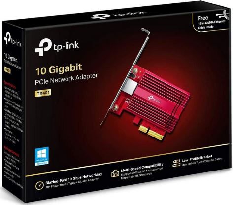 TP Link Archer TX401   10 Gigabit PCI Express Ethernet Karte für 39,99€ (statt neu 80€)