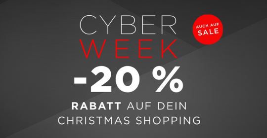 🔥 engelhorn Cyber Week mit 20% auf Fashion   JOOP, Wellensteyn, Ralph Lauren uvm.