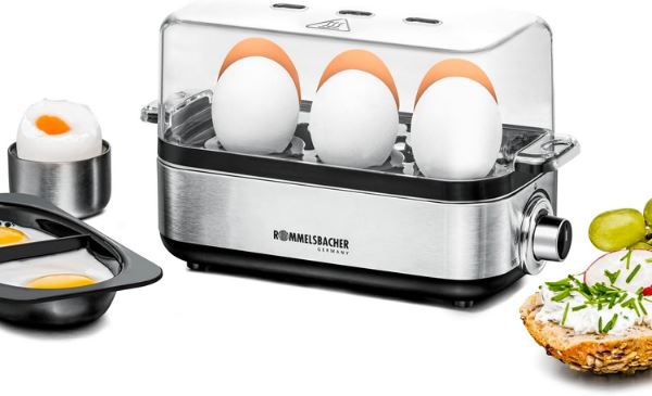 🥚 Rommelsbacher ER 600 Eierkocher für 1 6 Eier für 28,33€ (statt 37€)