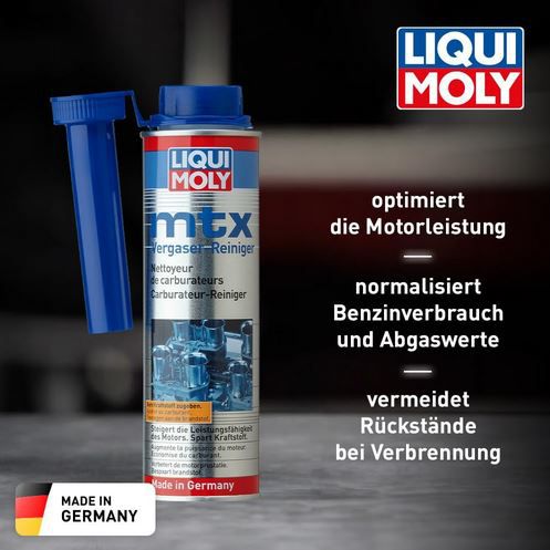 Liqui Moly mtx Vergaserreiniger, Benzinadditiv, 300ml ab 5,44€ (statt 11€)