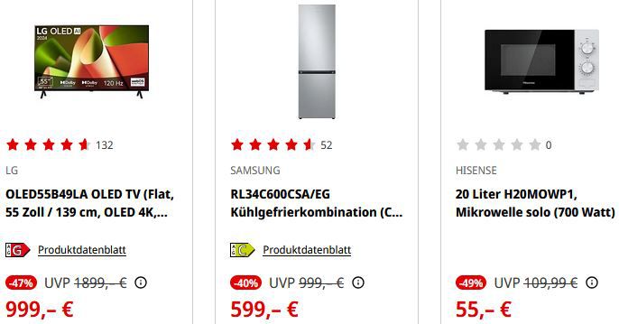 🔥🎇 Media Markt Final Countdown Deals   z.B. Ninja Heißluftfritteuse 139€ (statt 161€)