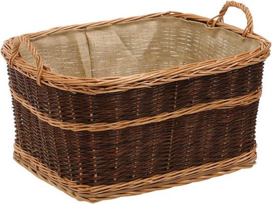 Dehner Weidenkorb mit Jute, 60 x 47 x 40cm für 39,95€ (statt 50€)