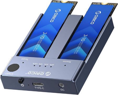 ORICO M2P2 NVMe M.2 SSD Dual Clone Dockingstation für 90,99€ (statt 130€)