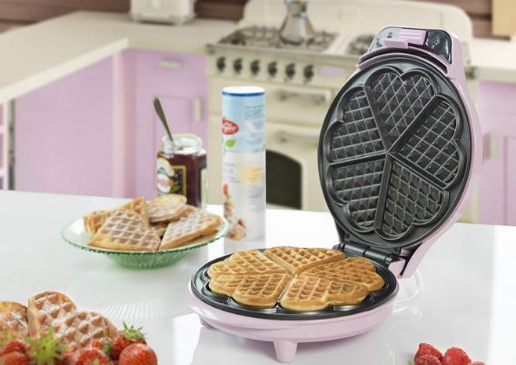 Bestron ASW217 Waffeleisen für klassische Herzwaffeln für 17,97€ (statt 25€)