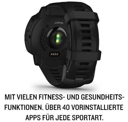 ⌚ Garmin Instinct 2 Solar Tactical GPS Smartwatch für 210,28€ (statt 248€)