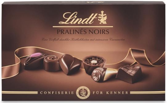 🤤 Lindt Noirs Pralinen Für Kenner, 20 Stk., 200g für 7,69€ (statt 10€)