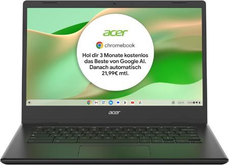 💻 Acer Chromebook 314 mit 14 FHD Display, 4GB/128GB für 149€ (statt 249€)